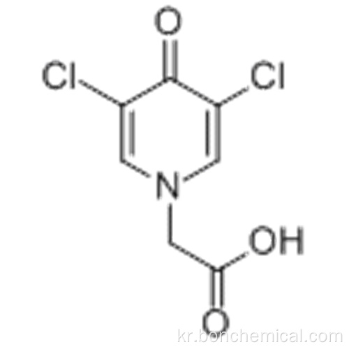 1 (4H)-피리딘 아세트산, 3,5- 디클로로 -4- 옥소 -CAS 56187-37-2